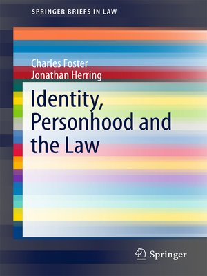 cover image of Identity, Personhood and the Law